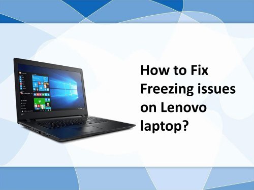 How to Unfreeze Lenovo Laptop 1 How to Unfreeze Lenovo Laptop