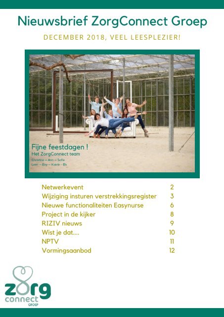 Nieuwsbrief december 2018 
