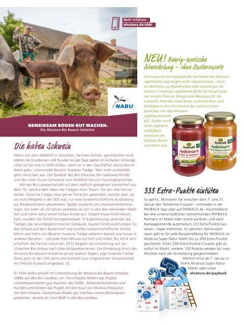 Alnatura Magazin Januar 2019