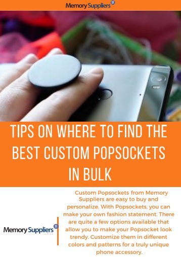 Tips on where to Find the Best Custom Popsockets in Bulk