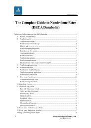 The Complete Guide to Nandrolone Ester (DECA Durabolin)