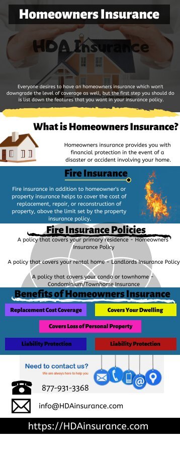 Affordable Homeowners Insurance - HDA Insurance