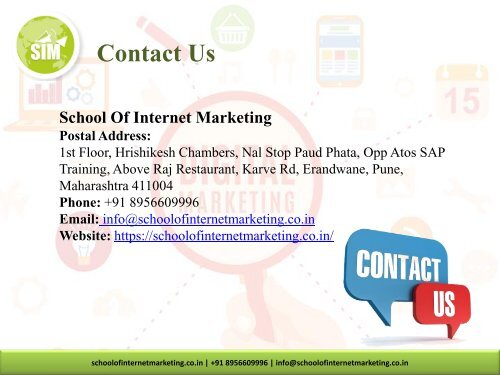 School Of Internet Marketing