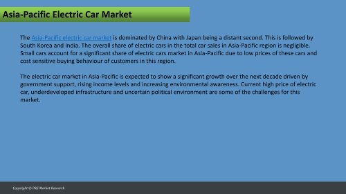 Asia-Pacific Electric Car Market Segmentation: Growth and Demand Forecast, 2013-2025