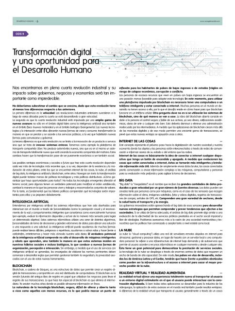 Periódico Amagi Desarrollo Humano Diciembre 2018