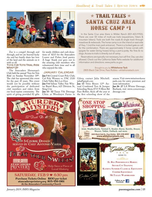 2019 January Paso Robles Magazine