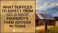 What Services To Expect From Solid Rock Property’s