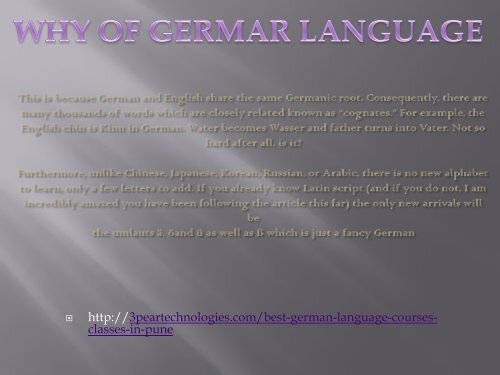 Classes-Courses for German Language in Pune | German Language Classes in Pune