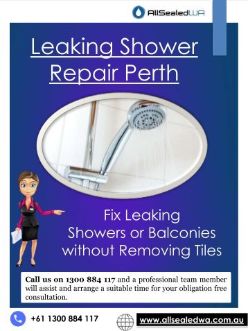 Leaking Shower Repair Perth