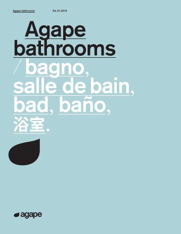 Agape - Catálogo - 2018 - Bathrooms