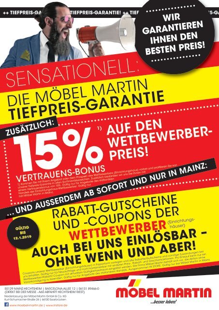 DER MAINZER - Das Magazin für Mainz und Rheinhessen - Nr. 340