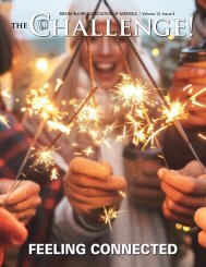 THE Challenge 2018 Vol. 12 Iss. 4 Feeling Connected