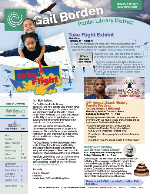 January February Newsletter 2019