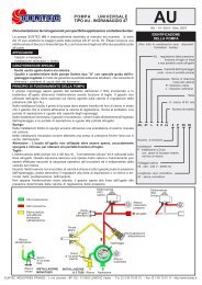 POMPA UNIVERSALE TIPO AU - INGRANAGGIO 47 - Suntec