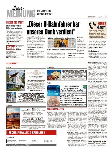 Berliner Kurier 27.12.2018