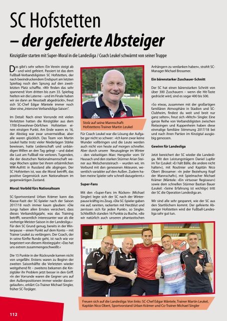 Kicker der Ortenau Sommer 2018/2019