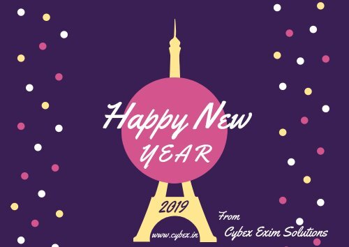 Happy New Year 2019 - Cybex Exim Solutions