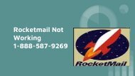 Rocketmail Not Working 1-888-587-9269