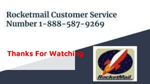 Rocketmail Not Working 1-888-587-9269