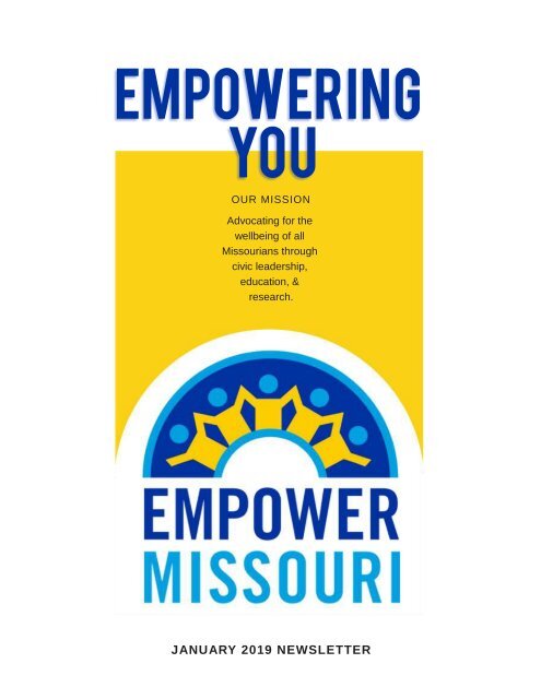Empowering You January 2019 Newsetter