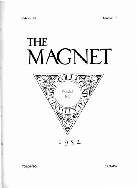 1952 Magnet Yearbook