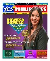 Yes Philippines NewsMagazine UK Edition - Issue 1