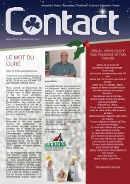 Contact Newsletter Décembre 2018