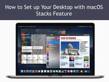 How to Set up Your Desktop with macOS Stacks Feature