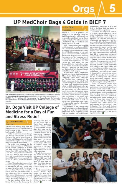 UP Medics August-November 2018 Issue