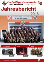 Jahresbericht 2018 FF Eschlried