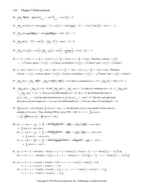 126 Chapter 3 Differentia