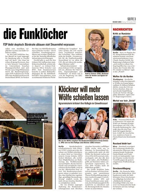 Berliner Kurier 30.12.2018