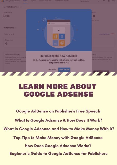 Learn More About Google AdSense