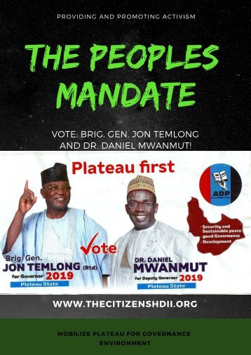 The Peoples Mandate