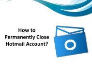 How to Permanently Close Hotmail Account