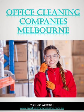 Office Cleaning Companies Melbourne