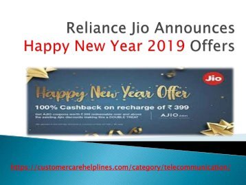 Reliance Jio Customer Care Number