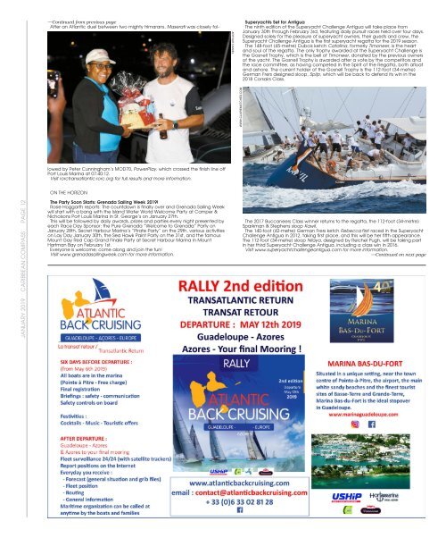 Caribbean Compass Yachting Magazine - January 2019