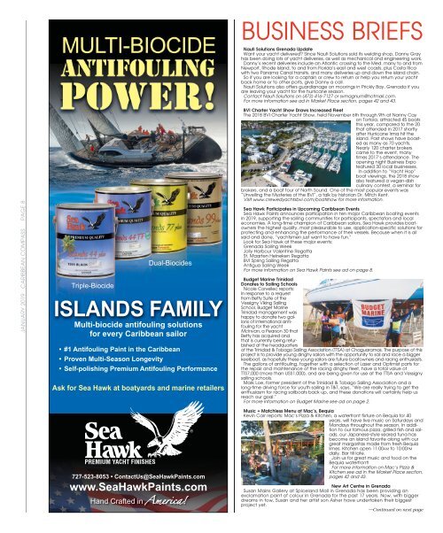 Caribbean Compass Yachting Magazine - January 2019