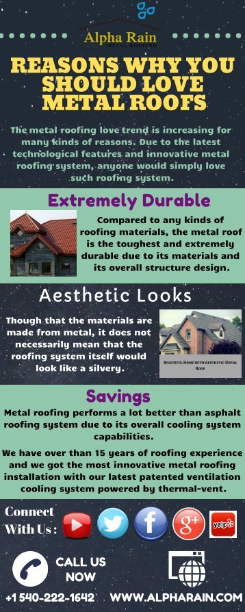Benefits of Metal Roofing | Metal Roofing Systems