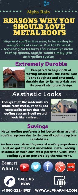 Benefits of Metal Roofing | Metal Roofing Systems