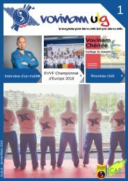 (FR) Vovinam Ulg News N°1