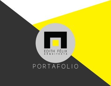 PORTAFOLIO ARQUITECTURA EDITH FELIX