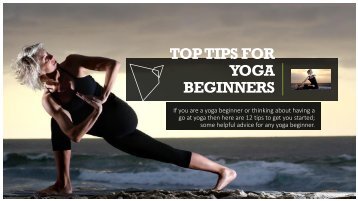 TOP TIPS FOR YOGA BEGINNERS