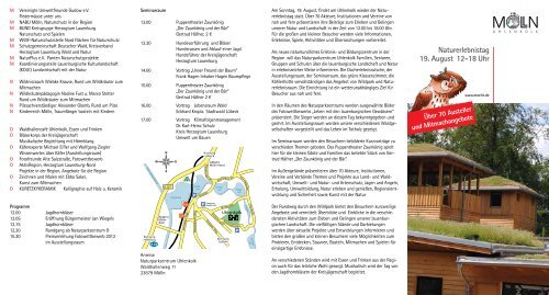 Naturerlebnistag 19. August 12-18 Uhr - Herzogtum direkt