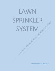 lawn sprinkler system Mississuga