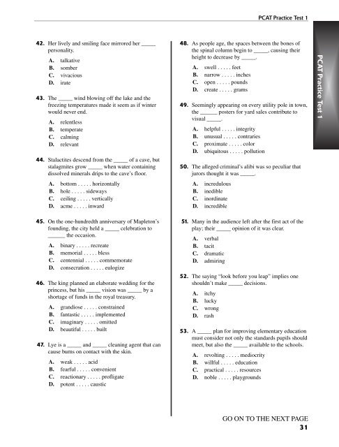 [CliffsTestPrep] American BookWorks Corporation - CliffsTestPrep PCAT_ 5 Practice Tests (2006, Cliffs Notes)