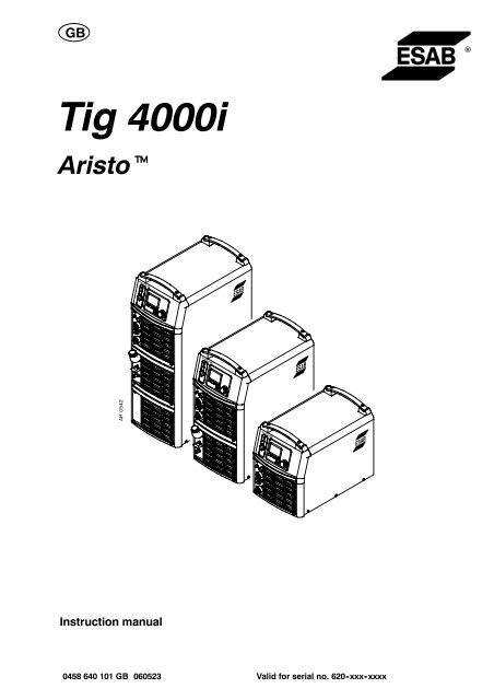 Tig 4000i Aristo Tig 400