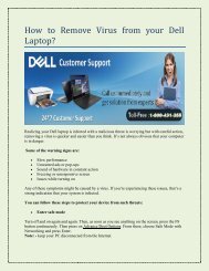 How to Remove Virus from your Dell Laptop?