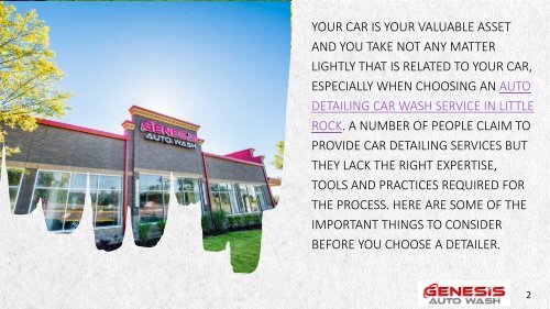 Thing to consider before hiring an auto detailing car wash services 
